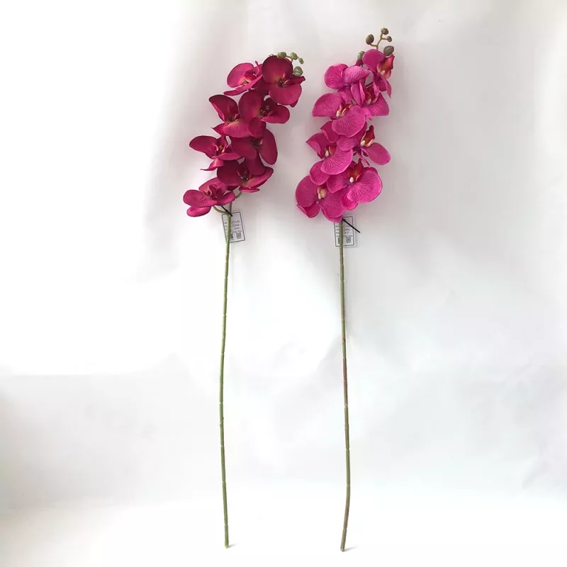 絹の人工蘭の花